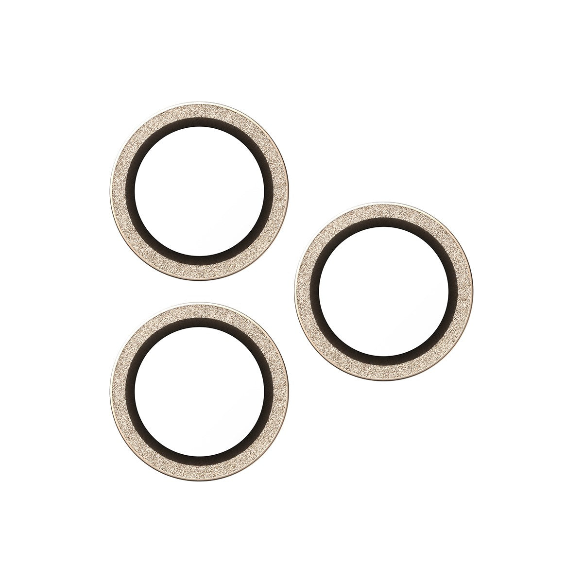 PanzerGlass® Hoops® Camera Lens Protector Glitter Gold iPhone 17 Pro | iPhone 17 Pro Max | iPhone 16 Pro | 16 Pro Max